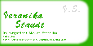 veronika staudt business card